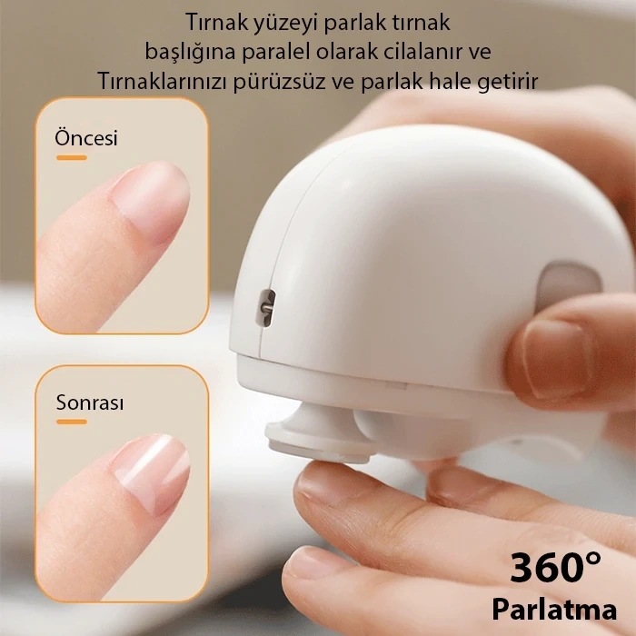Nevamel® EZERE Elektrikli Tırnak Makası Ve Törpüsü otomatik tırnak makası-(5775)