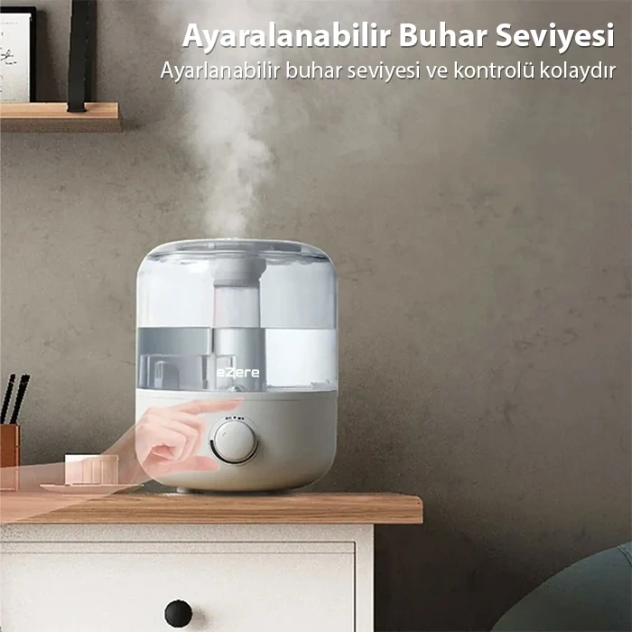 Nevamel® EZERE Yatak Odası için Üstten Doldurmalı 25 L Büyük Su TankıOtomatik Kapanma Sessiz Soğuk Sisli Nemlendirici-(5775)