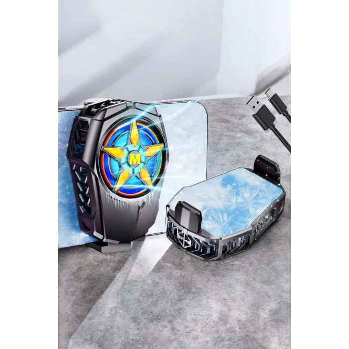 Nevamel Fanlı Radyatör Soğutucu Telefon Soğutucu Tüm Telefonlara Uyumlu