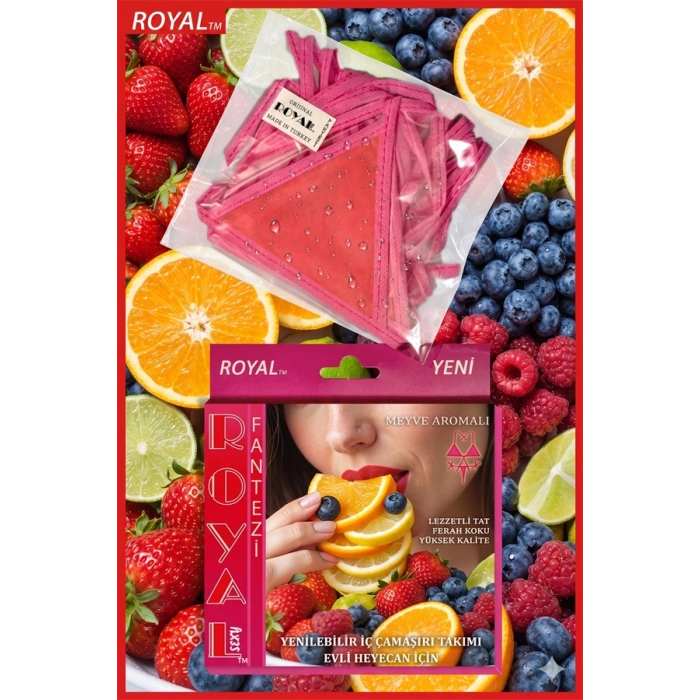 Nevamel® Fantezi Tüketilebilen Yenilebilir Tropikal Aromalı İç Çamaşırı Takımı