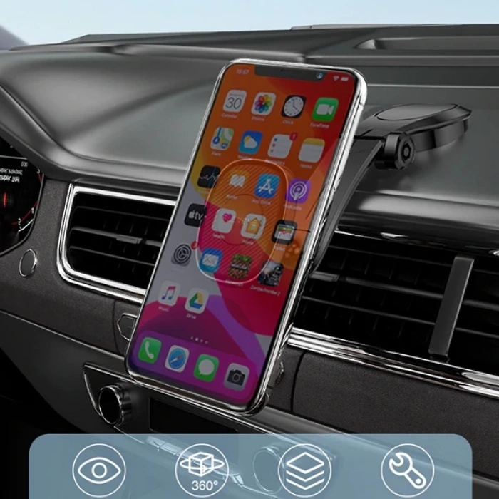 Nevamel FLOVEME Manyetik Dashboard Mıkantıslı Araç Telefon Tutucu-(5775)