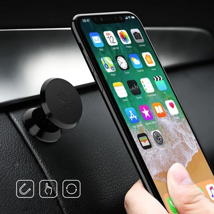 Nevamel Floveme Mıknatıslı 360 Derece Donerli Araç Üstü Tutucu-(5775)