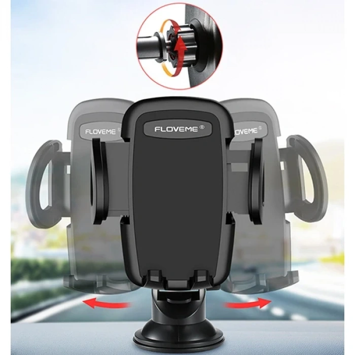 Nevamel FLOVEME Teleskopik Cep Telefonu Araba-Araç Tutucu-(5775)