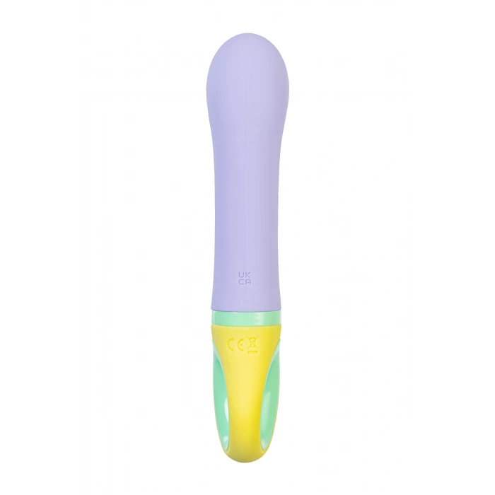 Nevamel® Flovetta Wisteria Klitoral Uyarıcılı G Noktası Vibratörü, Silikon, Mor, 18.5 Cm