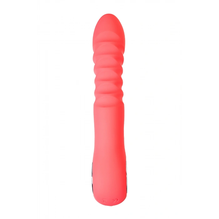Nevamel® Flovetta Yukari Ve Aşaği işlevli Stimülatör Flox, Silikon, Mercan, 21,5 Cm