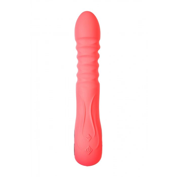 Nevamel® Flovetta Yukari Ve Aşaği işlevli Stimülatör Flox, Silikon, Mercan, 21,5 Cm