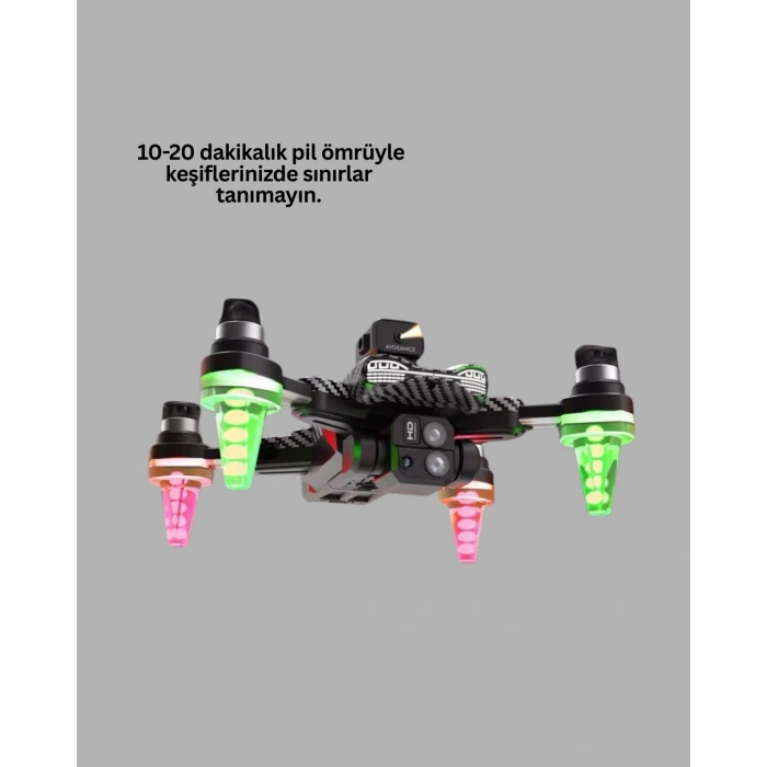 Nevamel® Full HD 1080P Drone Katlanabilir Gövde Uzun Pil Ömürlü