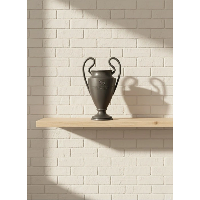 Nevamel® Füme Şampiyonlar Kupası 25cm Modern Dekor Ödül Biblo