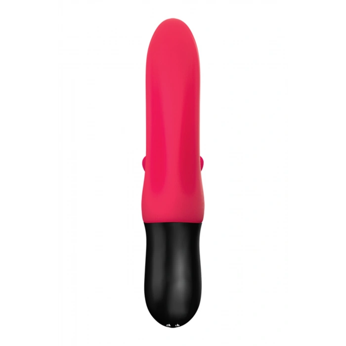 Nevamel® Fun Factory Bi̇ Stroni̇c Fusi̇on Vibratör, Silikon, Kırmızı, 22 Cm