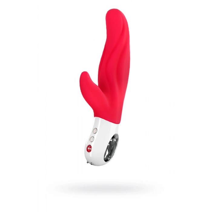Nevamel® Fun Factory Lady Bi̇ Vibratör, Silikon, Kırmızı, 22 Cm