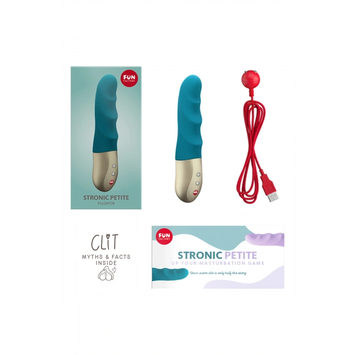 Nevamel® Fun Factory Stroni̇c Peti̇te Vibratör -Mini , Silikon, Mor, 17 Cm