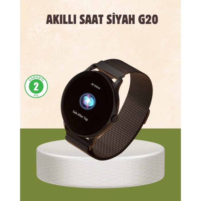 Nevamel G20 Mini Akıllı Saat – Sağlık Takibi Uzun Pil Ömrü Dokunmatik Renkli Ekran