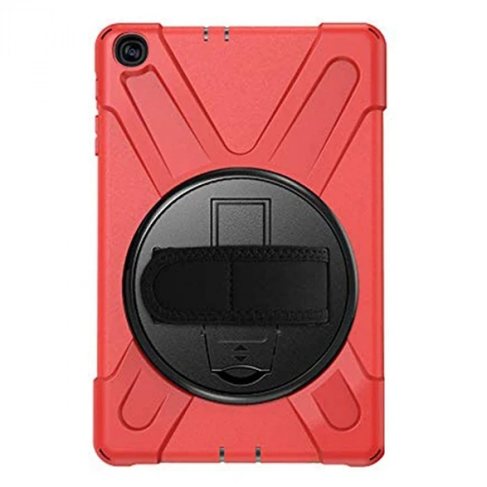 Nevamel Galaxy Tab A7 10.4 SM-T500-T505-T507 Kılıf Shockproof 3 Katmanlı Standlı Zırh Kılıf Kalem Yerli-(5775)