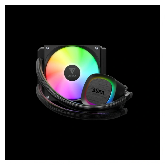 Nevamel® GAMDIAS AURA GL120 V2 120mm RGB 1 Fanlı CPU Sıvı Soğutma(1923)