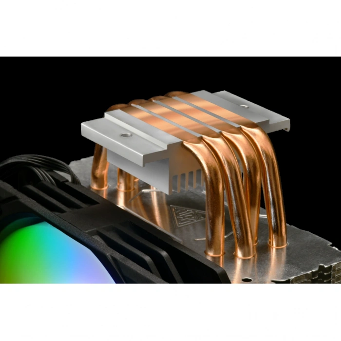 Nevamel® GAMDIAS BOREAS E1-410 ARGB 120mm CPU  Kule Tipi Hava Soğutma Doğrudan Temas Teknolojisine Sahip 4 adet Gelişmiş Bakır Isı Borusu (AMD AM4-AM5 ve INTEL Tüm işlemciler ile uyumlu)(1923)