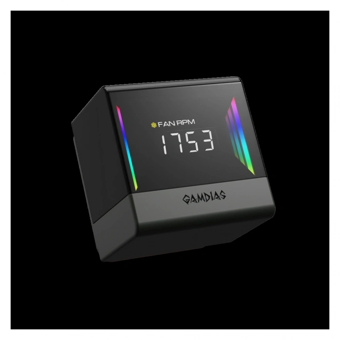 Nevamel® GAMDIAS CHIONE E4-240 240mm ARGB 2 Fanlı Dijital Ekran CPU Sıvı Soğutma(1923)