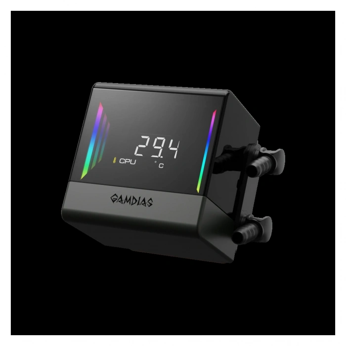 Nevamel® GAMDIAS CHIONE E4-360 360mm ARGB 3 Fanlı Dijital Ekran CPU Sıvı Soğutma(1923)