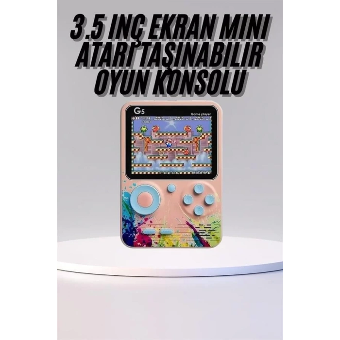 Nevamel® Game Box Mini 500 Adet Retro Oyun Taşınabilir Oyun Konsolu