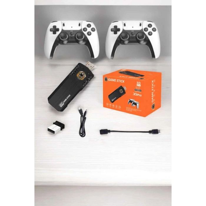 Nevamel Game Stick Retro 8K ULTRA HD Video Oyun Konsolu Android Tv Özelliği