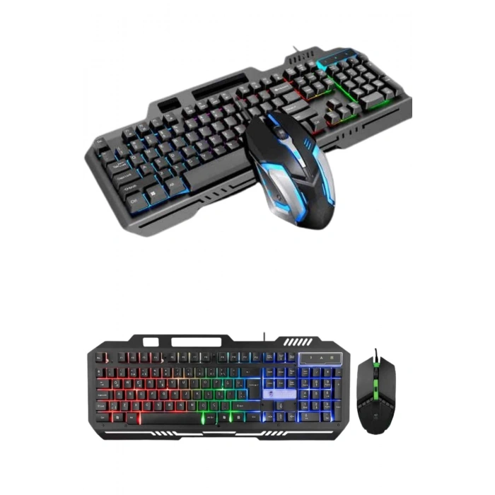 Nevamel Gaming Oyuncu Klavyesi Led Aydınlatmalı Mekanik Hisli