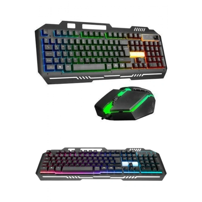 Nevamel Gaming Oyuncu Klavyesi Led Aydınlatmalı Mekanik Hisli