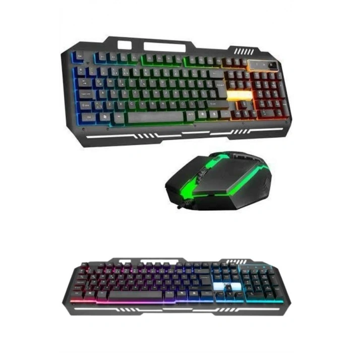 Nevamel Gaming Oyuncu Klavyesi Led Aydınlatmalı Mekanik Hisli