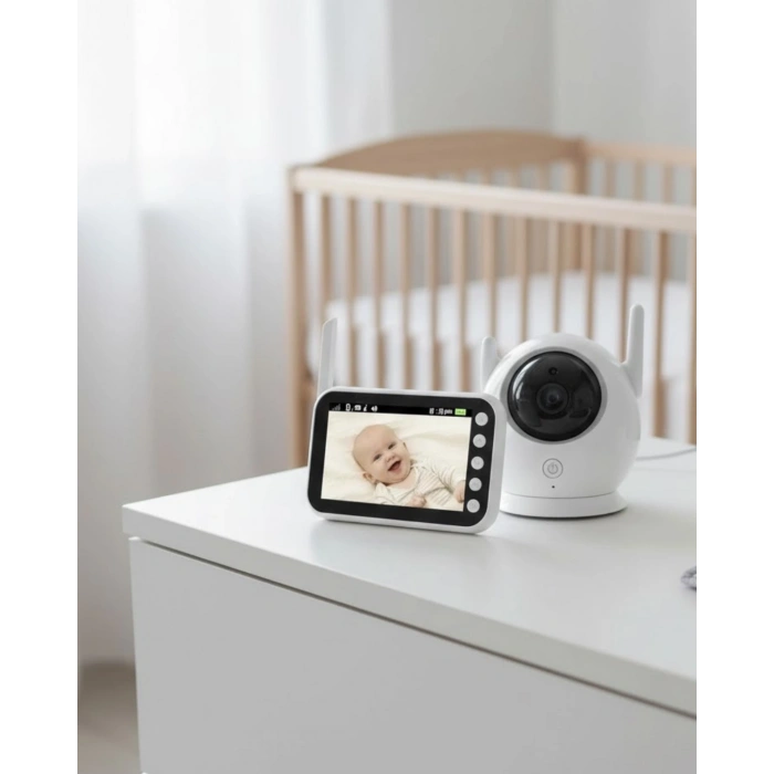 Nevamel® Gece Görüşlü Hareket Takipli Bebek Kamera Sistemi