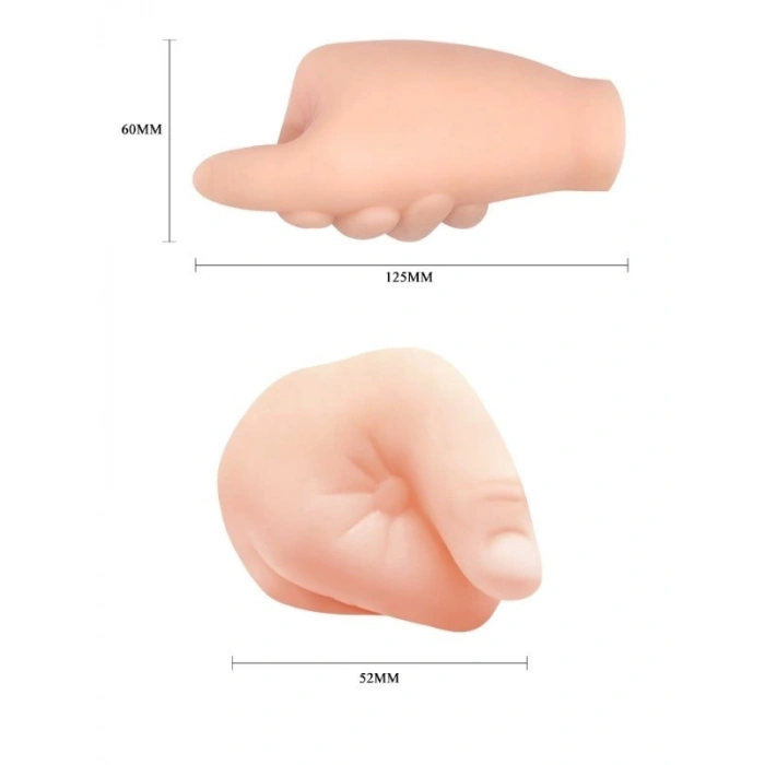 Nevamel® Gerçekçi Et Dokusunda El Şeklinde Hand Job Masturbatör