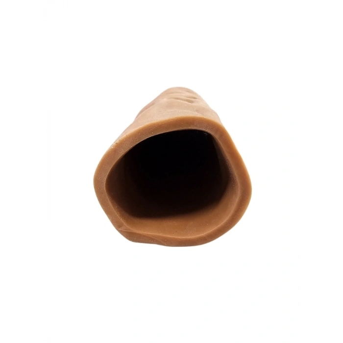 Nevamel® Gerçekçi Et Dokusunda Melez Penis Kılıfı - 17 Cm