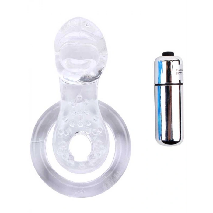 Nevamel® Get Lock Titreşimli Dilli Penis Halkası