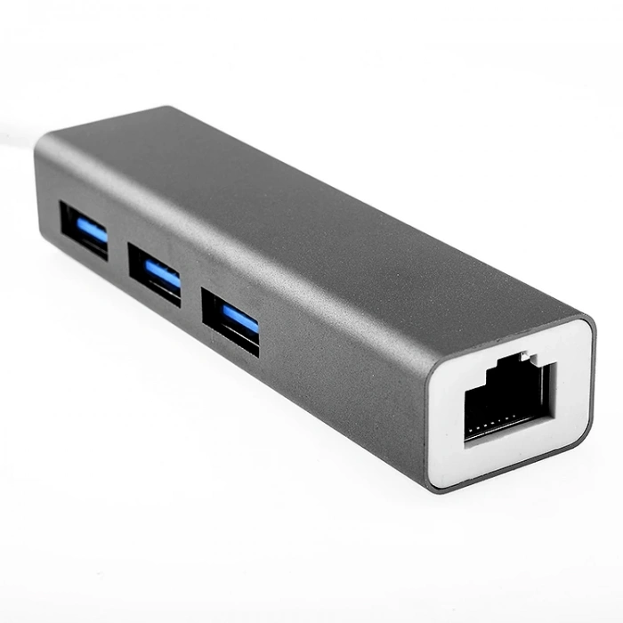 Nevamel Gigabit Usb 3 Port Usb 3.0 Çoklayıcı Ve Eternet Adeptörü-(5775)
