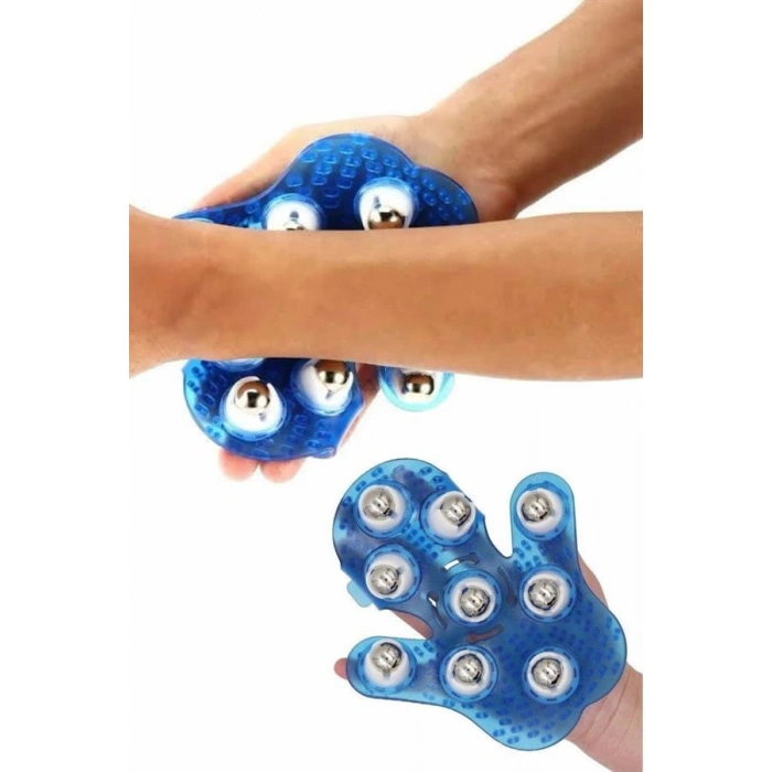 Nevamel® Giyilebiilir Masaj Eldiveni 9 Bilyeli Tüm Vücut Masajına Uygun