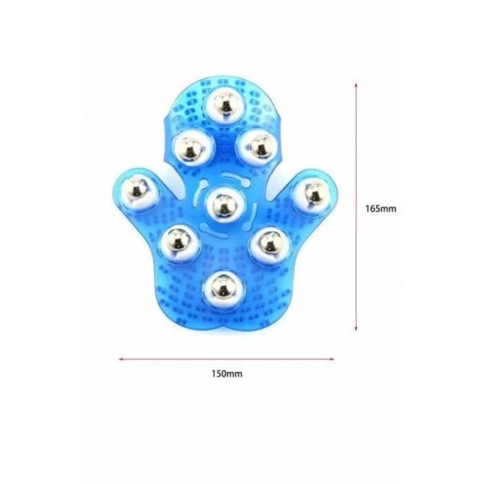 Nevamel® Giyilebiilir Masaj Eldiveni 9 Bilyeli Tüm Vücut Masajına Uygun