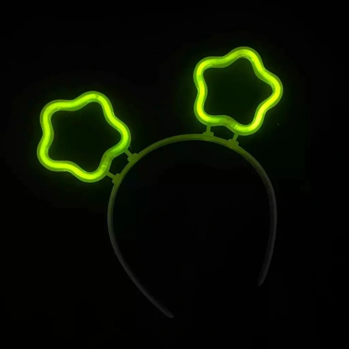 Nevamel Glow Stick Karanlıkta Yanan Fosforlu Yıldız Taç 12 Adet