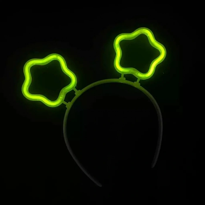 Nevamel Glow Stick Karanlıkta Yanan Fosforlu Yıldız Taç 12 Adet