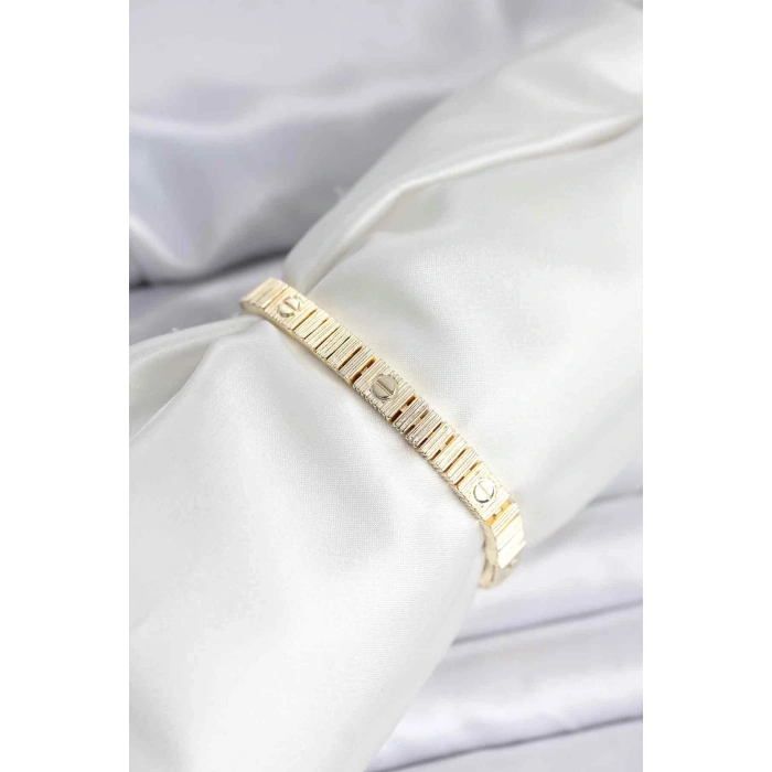 Nevamel® Gold Renk Vip Seri Bileklik 5886