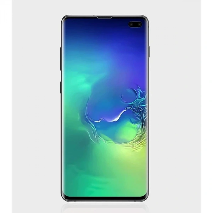 Nevamel Gor Sm Galaxy S10 3d Kavisli Darbe Emici Full Ekran Koruyucu 2 Adet Set-(5775)
