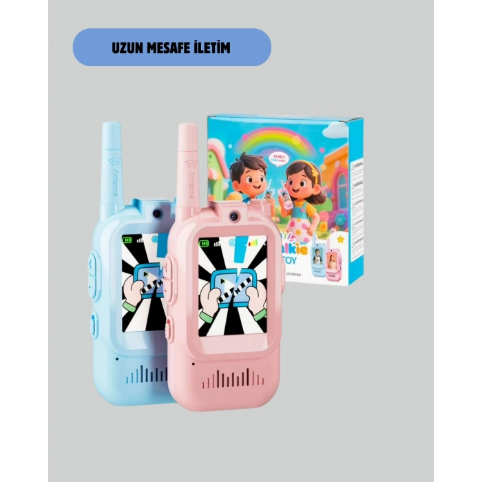 Nevamel® Görüntülü Walkie Talkie Çocuklar İçin Video İnterkomlu Oyuncak