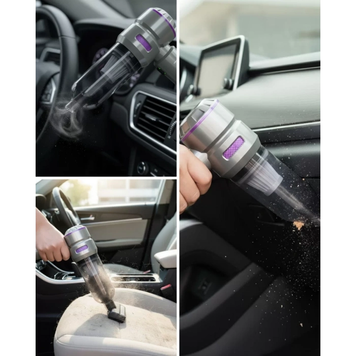 Nevamel® Güçlü Vakum ve Üfleme Özellikli Kablosuz Süpürge