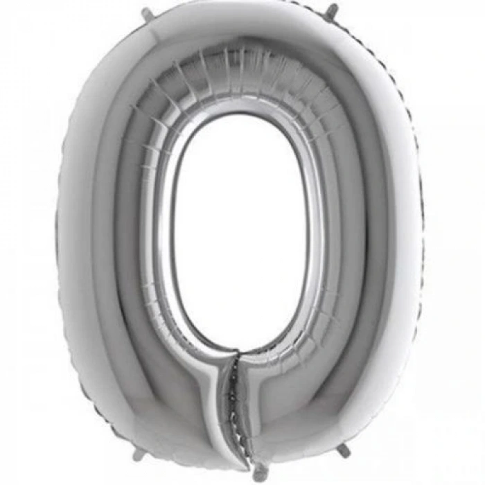 Nevamel Gümüş Rengi Folyo Balon 1 Metre