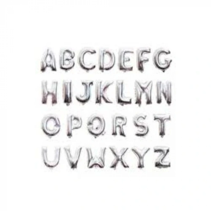 Nevamel Gümüş Rengi Folyo Balon 1 Metre