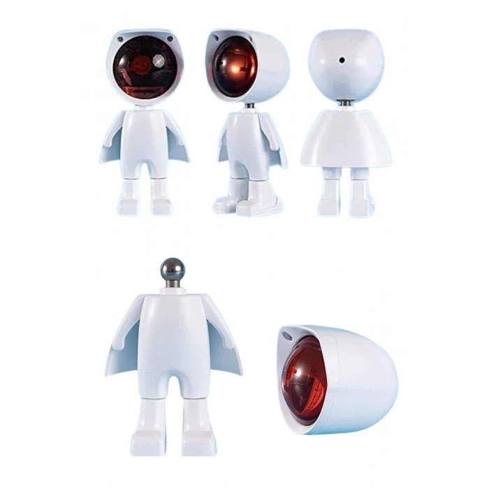 Nevamel Gün Batımı Lambası Işık Arka Plan Projektör Sevimli Astronot Enerji Tasarruflu