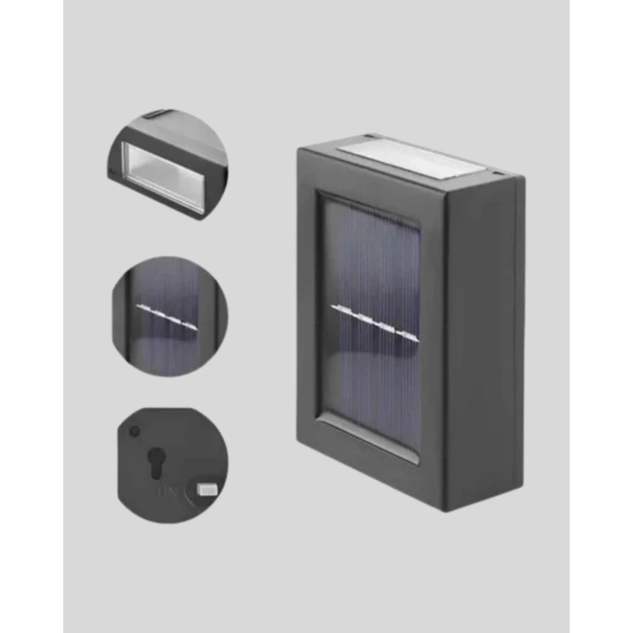 Nevamel Güneş Enerjili 6 LED Solar Lamba – Fotoselli Su Geçirmez ve Çevre Dostu Bahçe Işığı