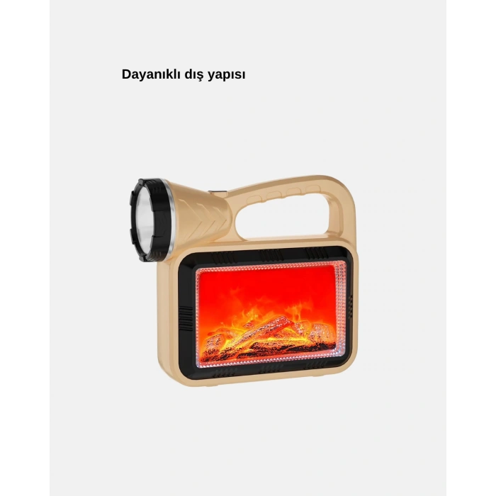 Nevamel® Güneş Enerjili Alev Efektli Lamba COB Led Su Geçirmez Çok Fonksiyonlu