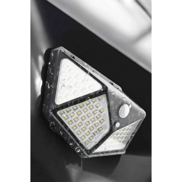 Nevamel Güneş Enerjili Bahçe Aydınlatma Lambası Solar 100 Led Lamba