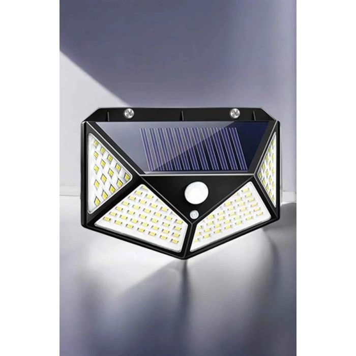 Nevamel Güneş Enerjili Bahçe Aydınlatma Lambası Solar 100 Led Lamba