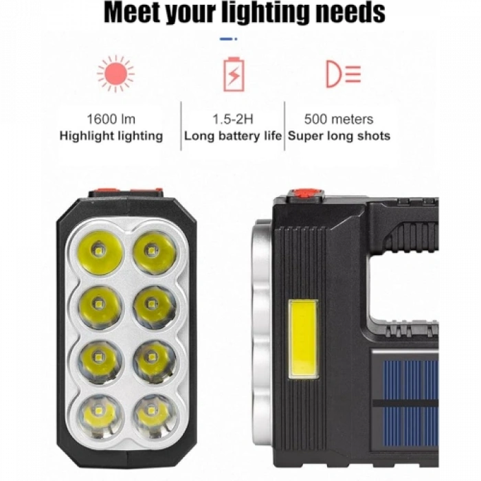 Nevamel Güneş Enerjili Kamp Av Feneri