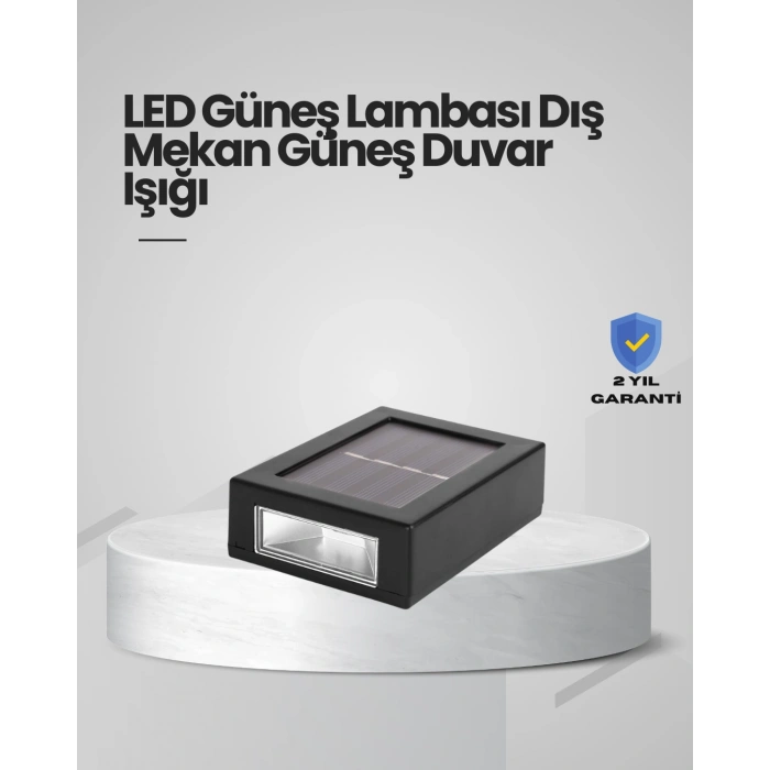 Nevamel Güneş Enerjili LED Duvar Aydınlatması