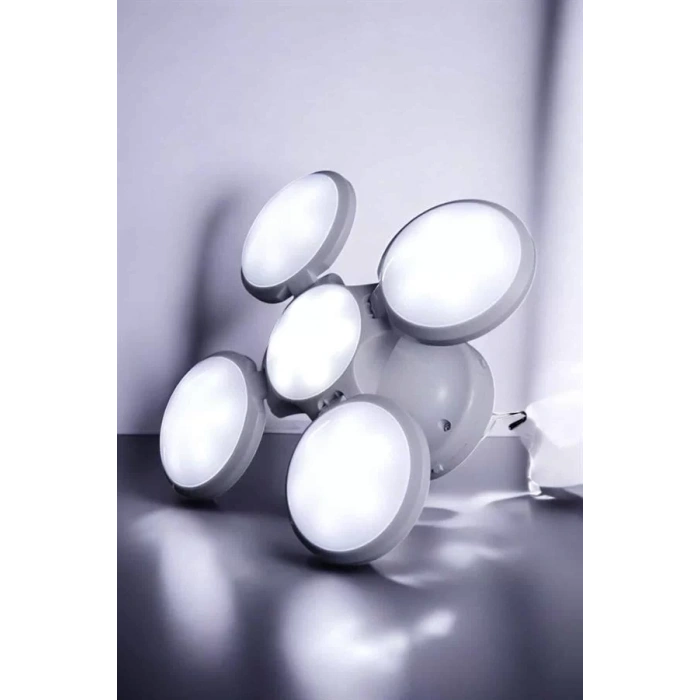 Nevamel® Güneş Enerjili Solar Aydınlatma Kamp Çadır Lambası Şarjlı Ampül Led Şarjlı El Feneri Işıldak