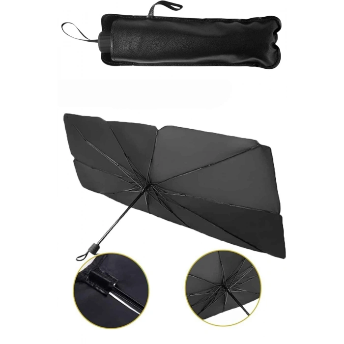 Nevamel Güneş Önleyici Katlanabilir Oto Araba Güneşlik Şemsiye Tip Ön Cam